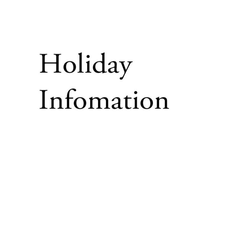 holidayinfomation